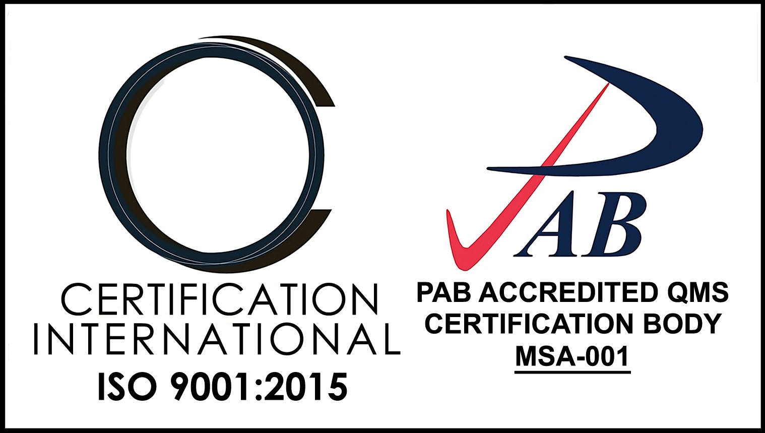 ISO 9001:2015 Certified